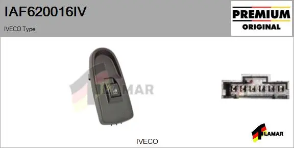 Switch, window regulator (IAF620016IV)