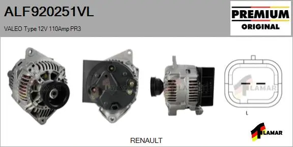 Alternator (ALF920251VL)