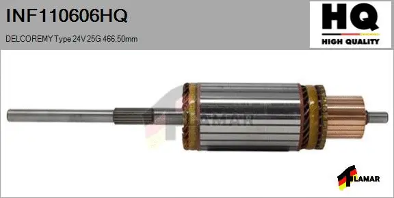 Armature, starter (INF110606HQ)