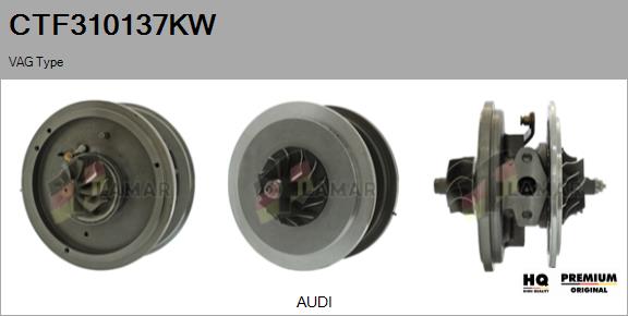 Core assembly, turbocharger (CTF310137KW)