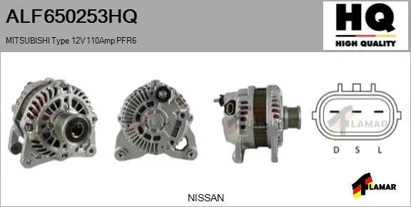 Alternator (ALF650253HQ)