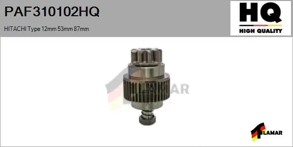 Pinion, starter (PAF310102HQ)