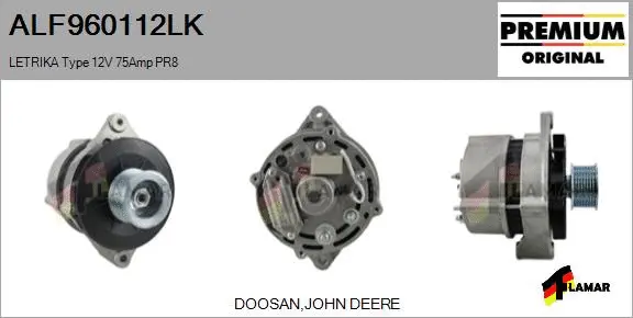 Alternator (ALF960112LK)