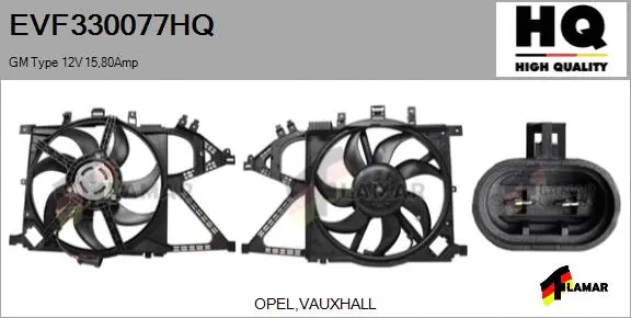 Electric Motor, radiator fan (EVF330077HQ)