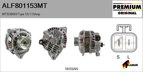 Alternator (ALF801153MT)
