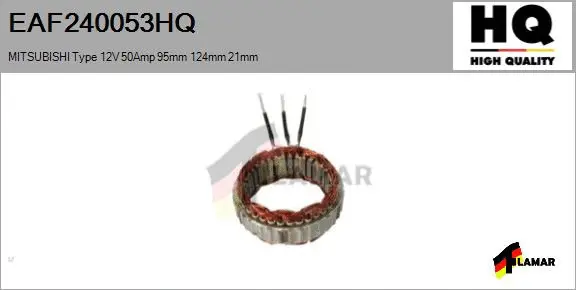 Stator, alternator (EAF240053HQ)