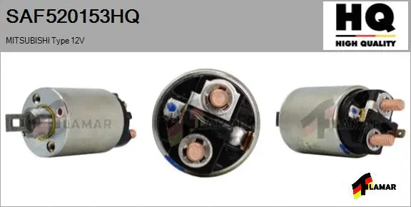 Solenoid Switch, starter (SAF520153HQ)