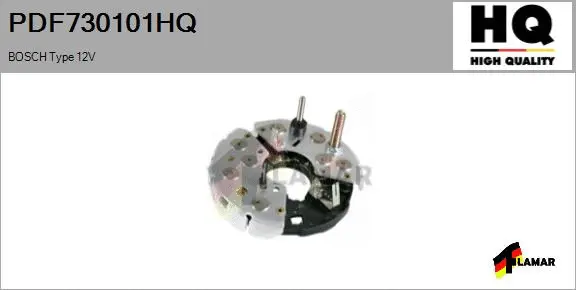 Rectifier, alternator (PDF730101HQ)