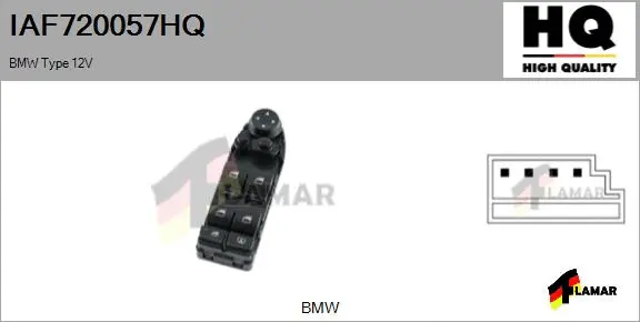 Switch, window regulator (IAF720057HQ)