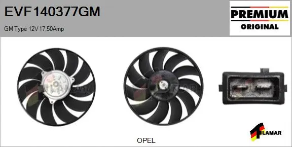 Fan, engine cooling (EVF140377GM)