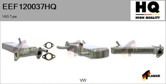 Cooler, exhaust gas recirculation (EEF120037HQ)