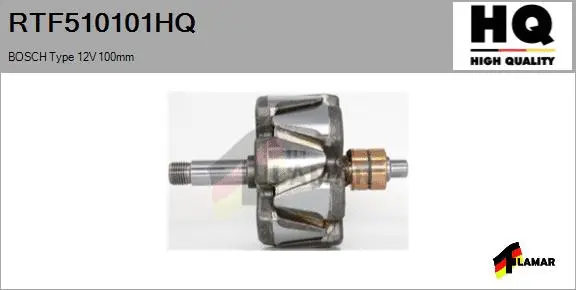 Rotor, alternator (RTF510101HQ)