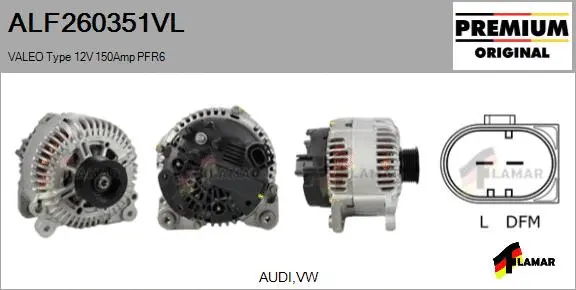 Alternator (ALF260351VL)