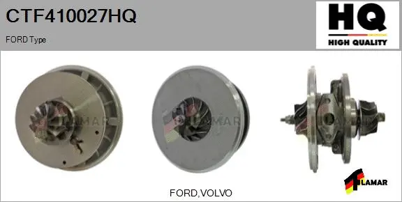 Core assembly, turbocharger (CTF410027HQ)