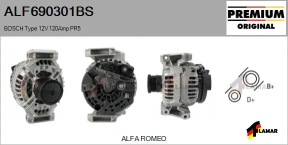 Alternator (ALF690301BS)
