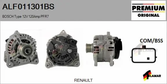 Alternator (ALF011301BS)
