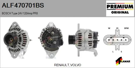 Alternator (ALF470701BS)