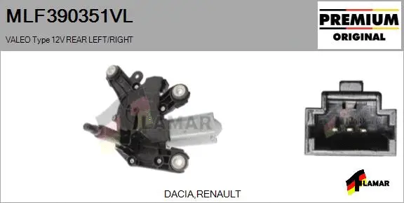 Wiper Motor (MLF390351VL)
