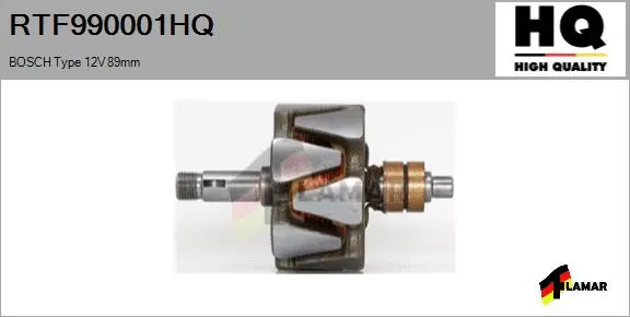Rotor, alternator (RTF990001HQ)