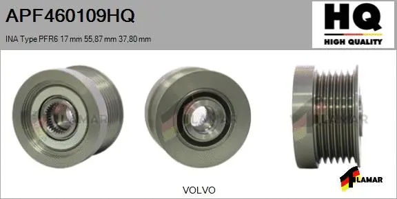 Belt Pulley, alternator (APF460109HQ)