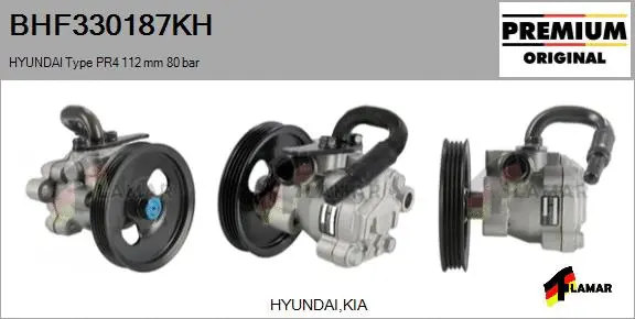 Hydraulic Pump, steering (BHF330187KH)