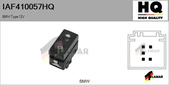 Switch, window regulator (IAF410057HQ)