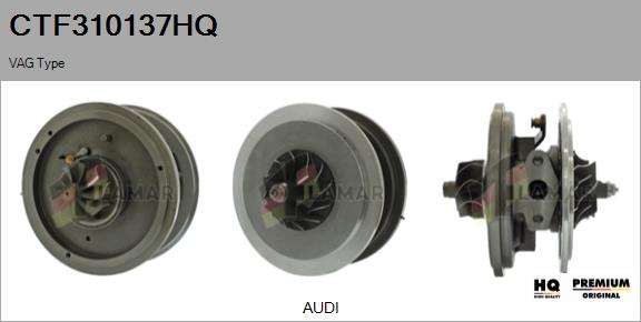 Core assembly, turbocharger (CTF310137HQ)