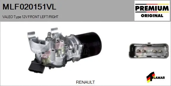 Wiper Motor (MLF020151VL)