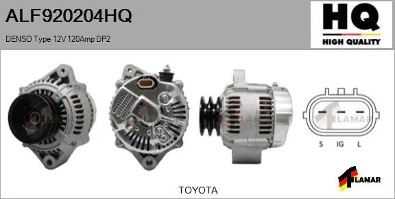 Alternator (ALF920204HQ)