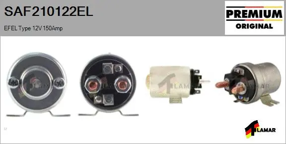 Solenoid Switch, starter (SAF210122EL)