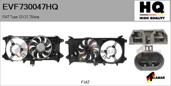 Electric Motor, radiator fan (EVF730047HQ)