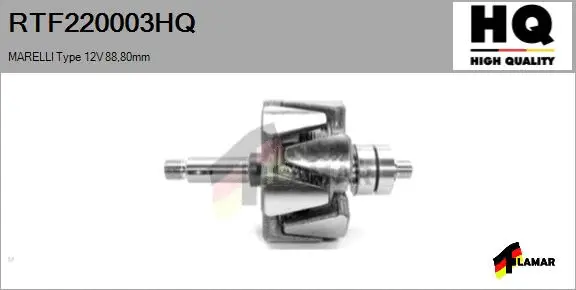 Rotor, alternator (RTF220003HQ)