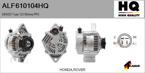 Alternator (ALF610104HQ)