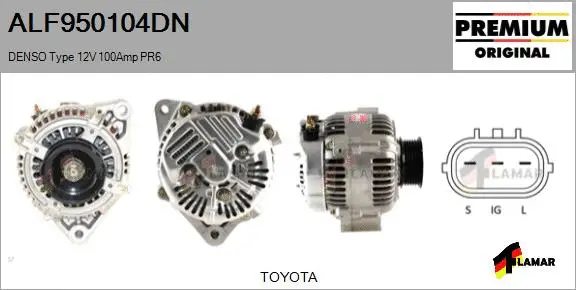 Alternator (ALF950104DN)