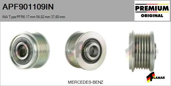 Belt Pulley, alternator (APF901109IN)