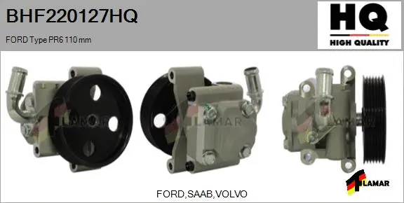 Hydraulic Pump, steering (BHF220127HQ)