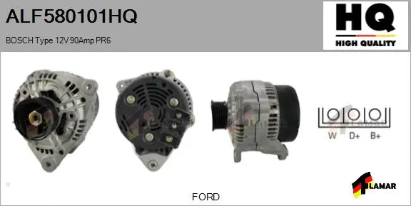 Alternator (ALF580101HQ)