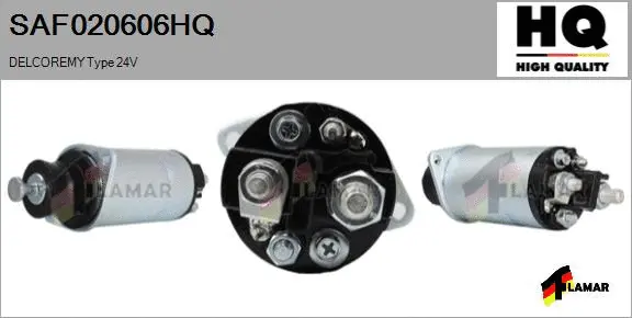 Solenoid Switch, starter (SAF020606HQ)