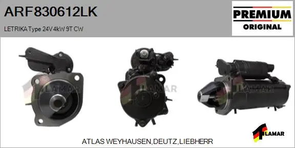 Starter (ARF830612LK)