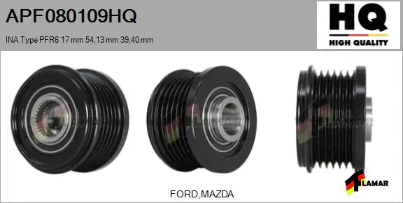 Belt Pulley, alternator (APF080109HQ)