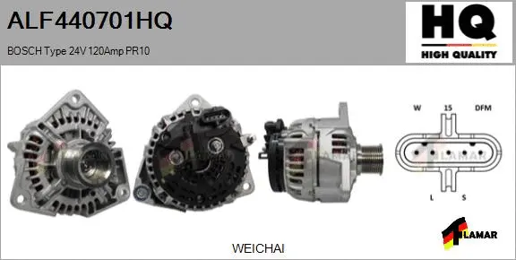 Alternator (ALF440701HQ)