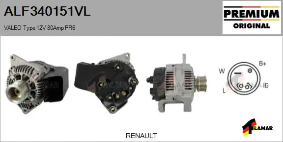 Alternator (ALF340151VL)