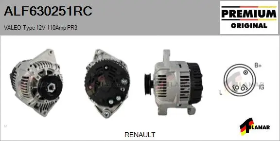 Alternator (ALF630251RC)