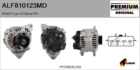 Alternator (ALF810123MD)