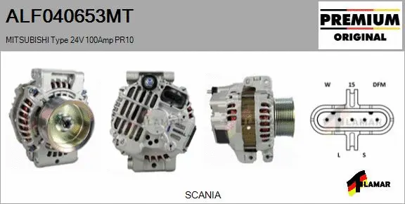 Alternator (ALF040653MT)