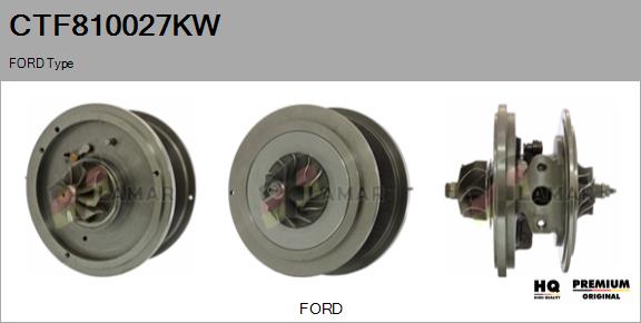 Core assembly, turbocharger (CTF810027KW)