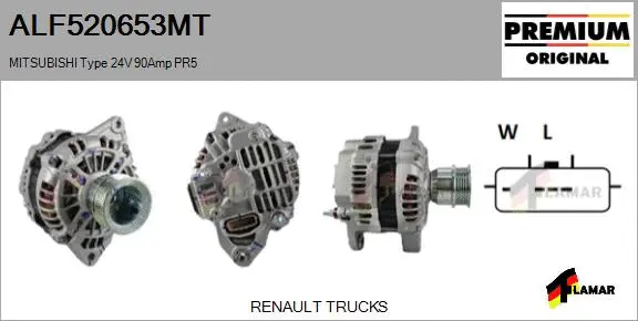 Alternator (ALF520653MT)