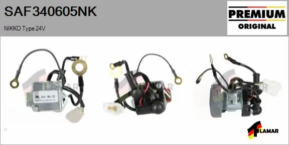 Solenoid Switch, starter (SAF340605NK)