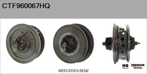 Core assembly, turbocharger (CTF960067HQ)