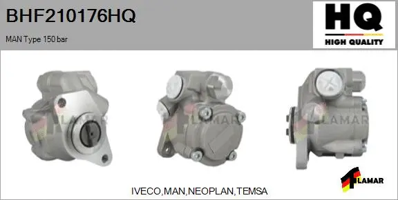 Hydraulic Pump, steering (BHF210176HQ)